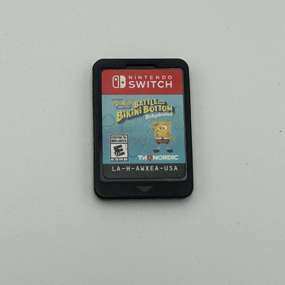 Nintendo Switch Spongebob Battle for Bikini Bottom Rehydrated